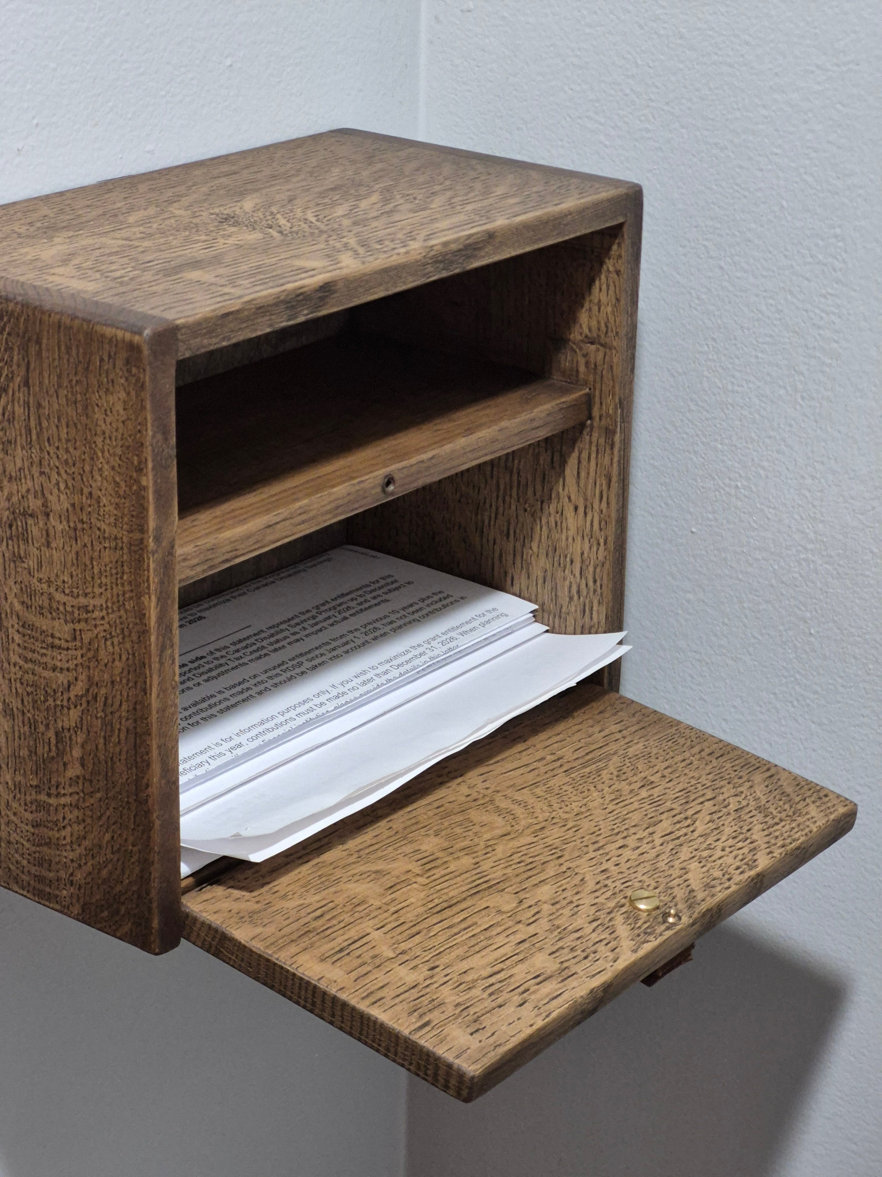 2 Tier Entryway Storage Shelf