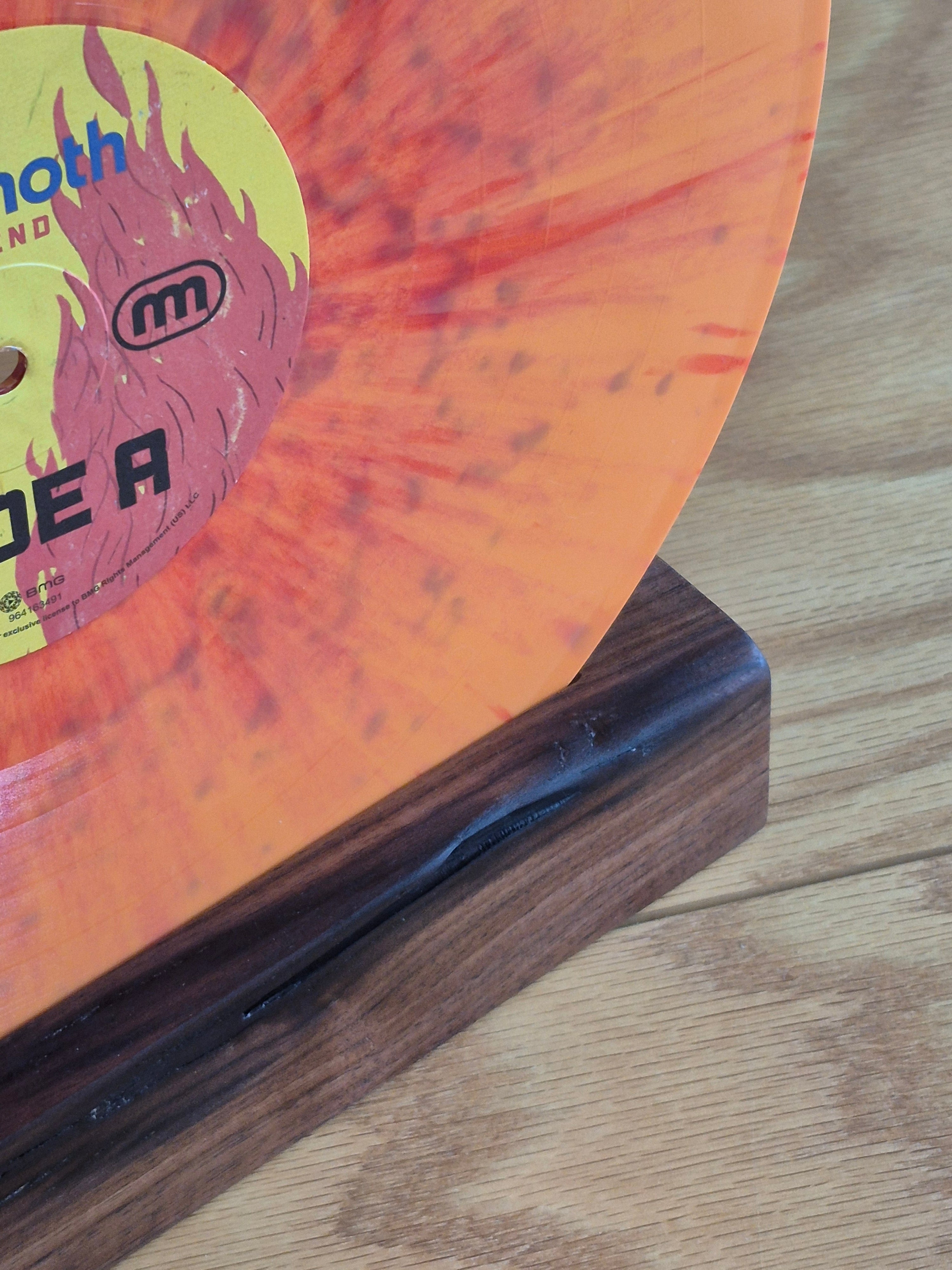 HiFi 12" Walnut Vinyl Stand
