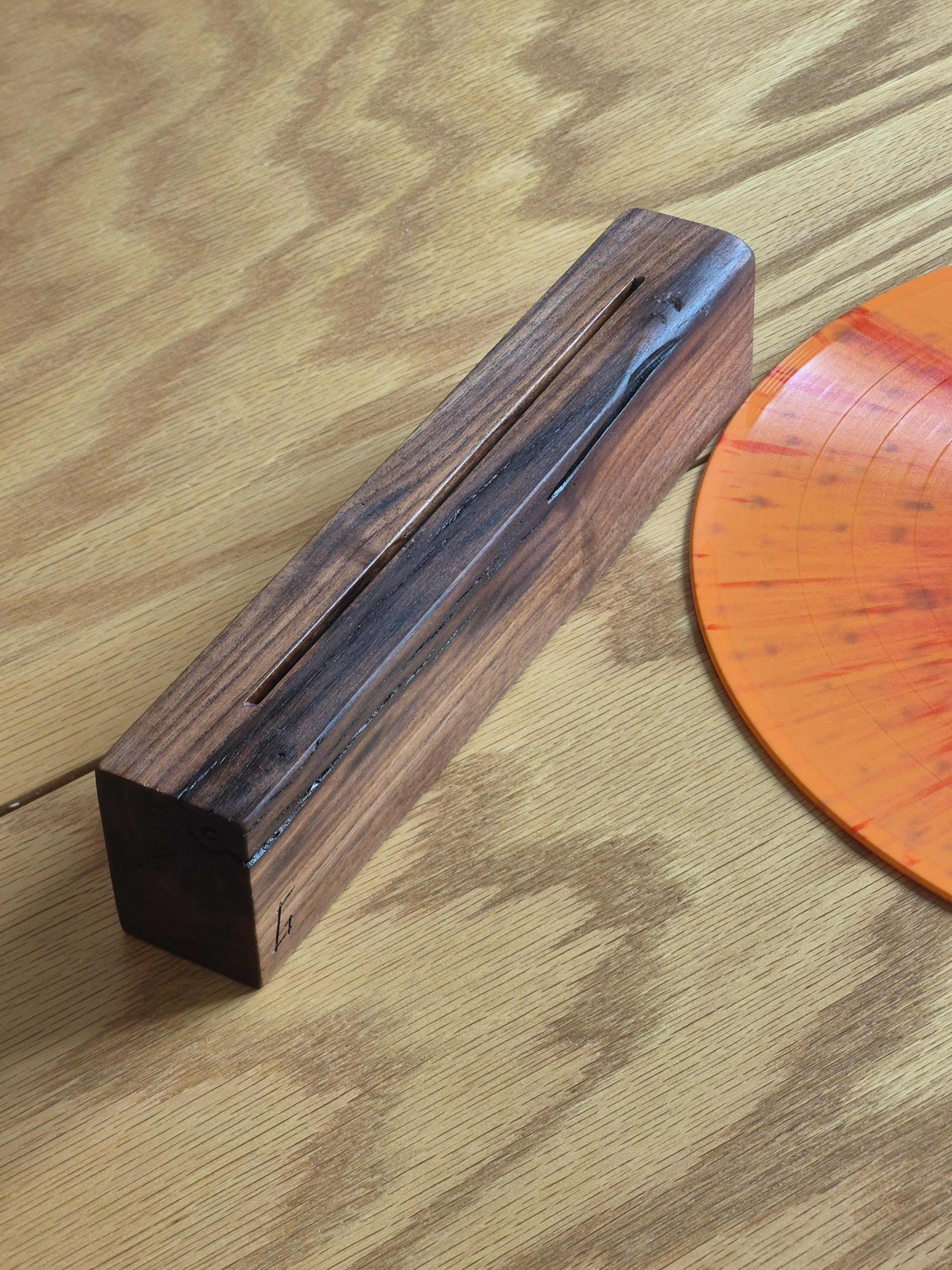 HiFi 12" Walnut Vinyl Stand