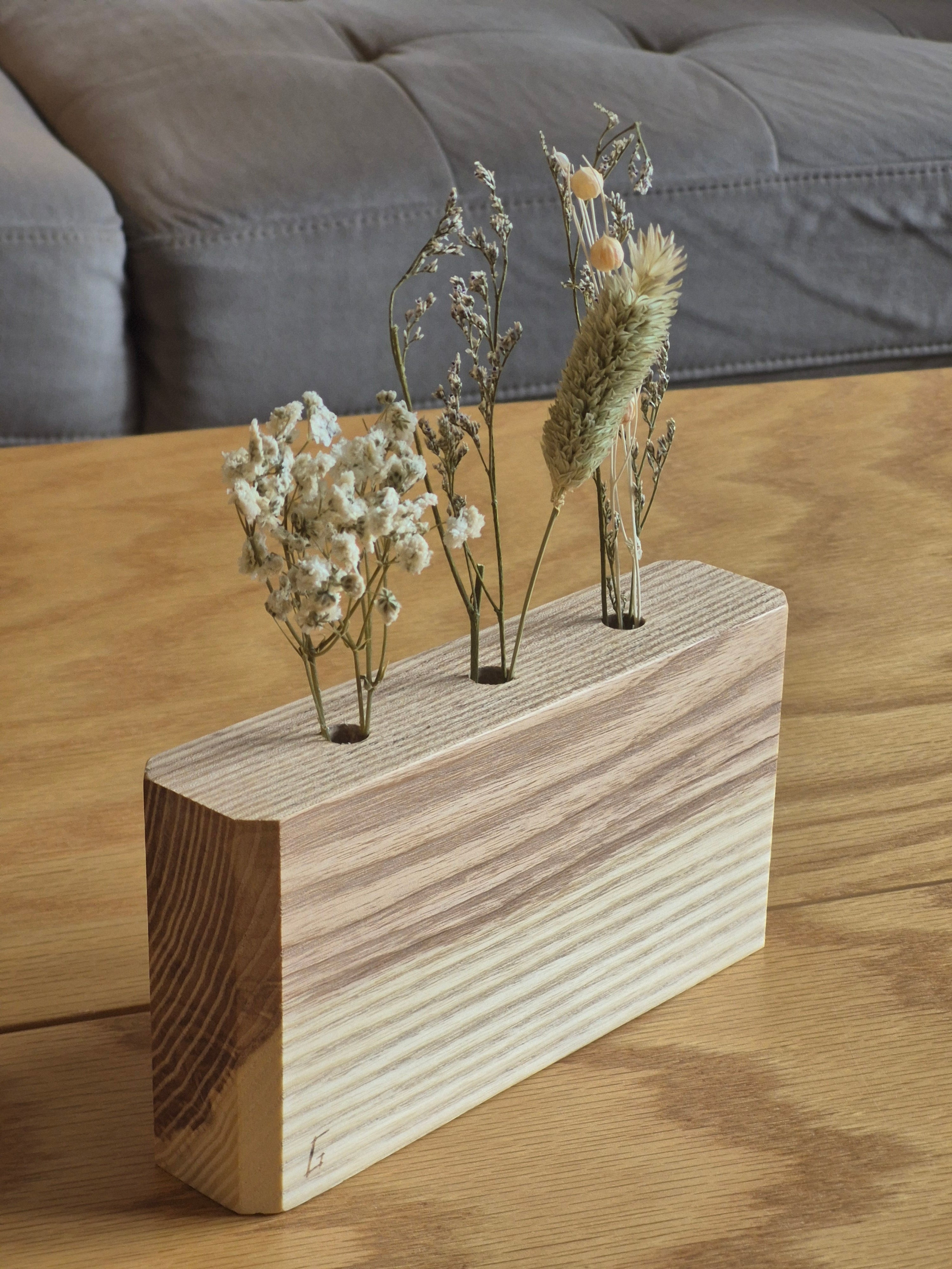 Triple Fling Ash Flower Vase